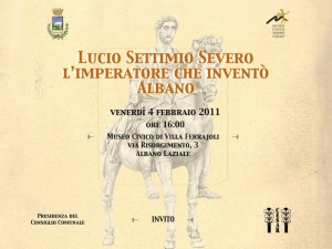 Lucio Settimio Severo L'Imperatore che inventò Albano